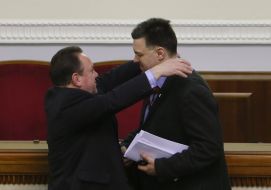 Oleg Tyagnibok and Bogdan Benyuk