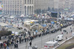 Participants of the mass meeting