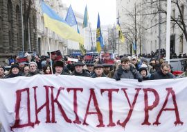 Participants of the mass meeting