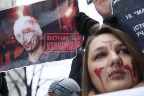 Participant of the mass meeting