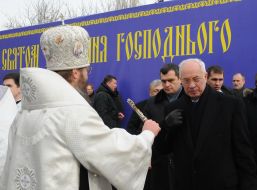 Vitaly Zakharchenko and Nikolay Azarov