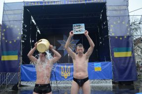 Epiphany in Lviv Euromaydan