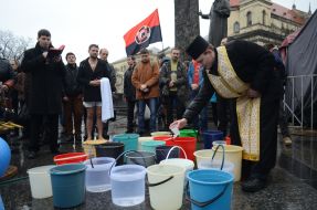 Epiphany in Lviv Euromaydan