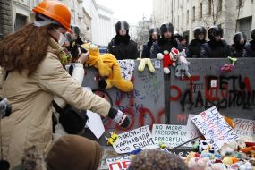 Акція "Українки проти рабського майбутнього"