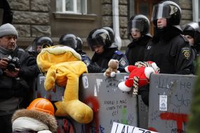 Акція "Українки проти рабського майбутнього"