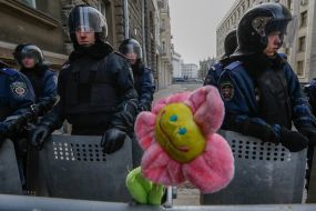 Акція "Українки проти рабського майбутнього"