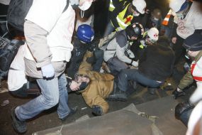 Victim of a collision