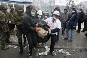 Victim of a collision