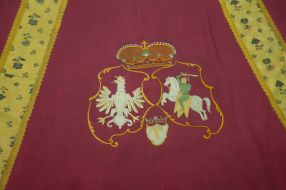 The Polish flag of the House of Vasa