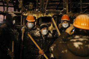 Participants of the mass meeting