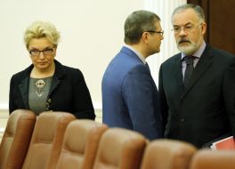 Raisa Bogatyreva, Dmitriy Tabachnik and Aleksandr Vilkul