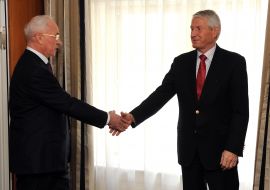 Николай Азаров и Турбьерн Ягланд