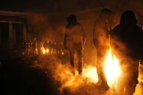 Митингующие