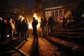 Митингующие