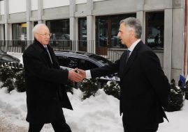 Николай Азаров и Дидье Буркхальтер