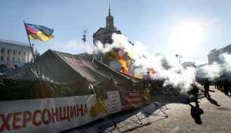 Evromaydan tent camp