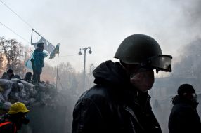 Митингующие