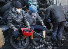 Митингующие