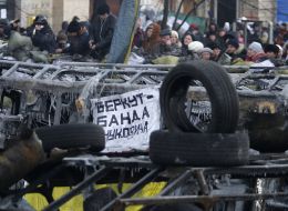 Барикади на вулиці Грушевського