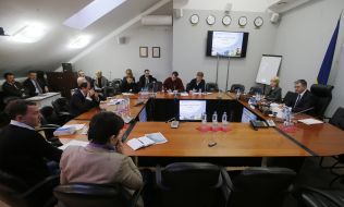 Участники пресс-конференции