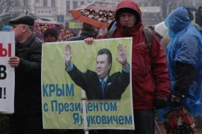 Провластный митинг