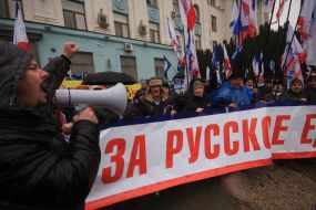 Провластный митинг