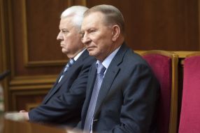 Leonid Kuchma and Leonid Kravchuk