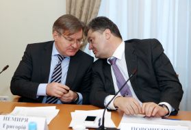 Petr Poroshenko and Grigory Nemyrya