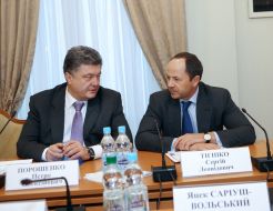 Petr Poroshenko and Sergey Tigipko