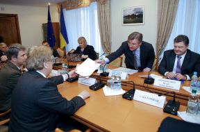 Petr Poroshenko and Grigory Nemyrya