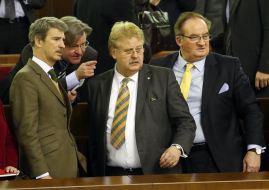 Элмар Брок, Григорий Немыря и Яцек Сариуш-Вольский