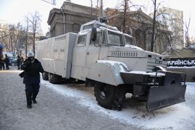 Special equipment on the Hrushevskoho street 