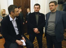 Віталій Кличко та Віталій Ковальчук