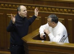 Андрій Парубій та Анатолій Гриценко