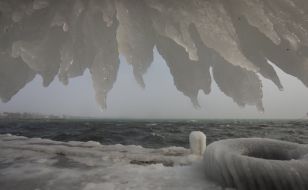 Embankment in Evpatoriya