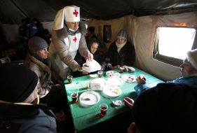 Item heating in Kiev