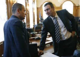 Vitali Klitschko and Artur Palatniy