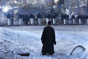 Priest and law enforcement