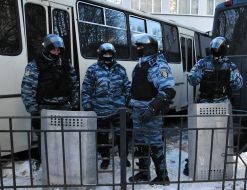 Soldiers of Special Forces "Berkut"