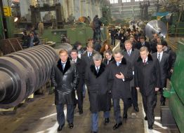 Viktor Subbotin, Yuriy Boyko and Mikhail Dobkin