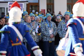 Flag-raising ceremony