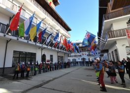 Flag-raising ceremony