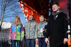 Flag-raising ceremony