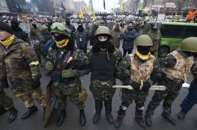 Participants of self-defense detachments