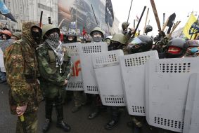 Participants of self-defense detachments