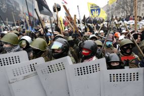 Participants of self-defense detachments