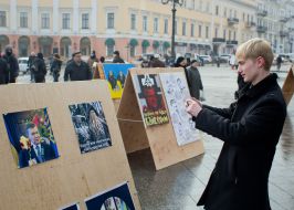 Exhibition of cartoons