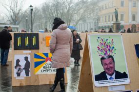 Exhibition of cartoons