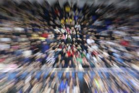 Playing moment of match