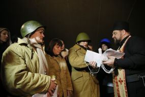 Sanctifying of womanish sotnia 